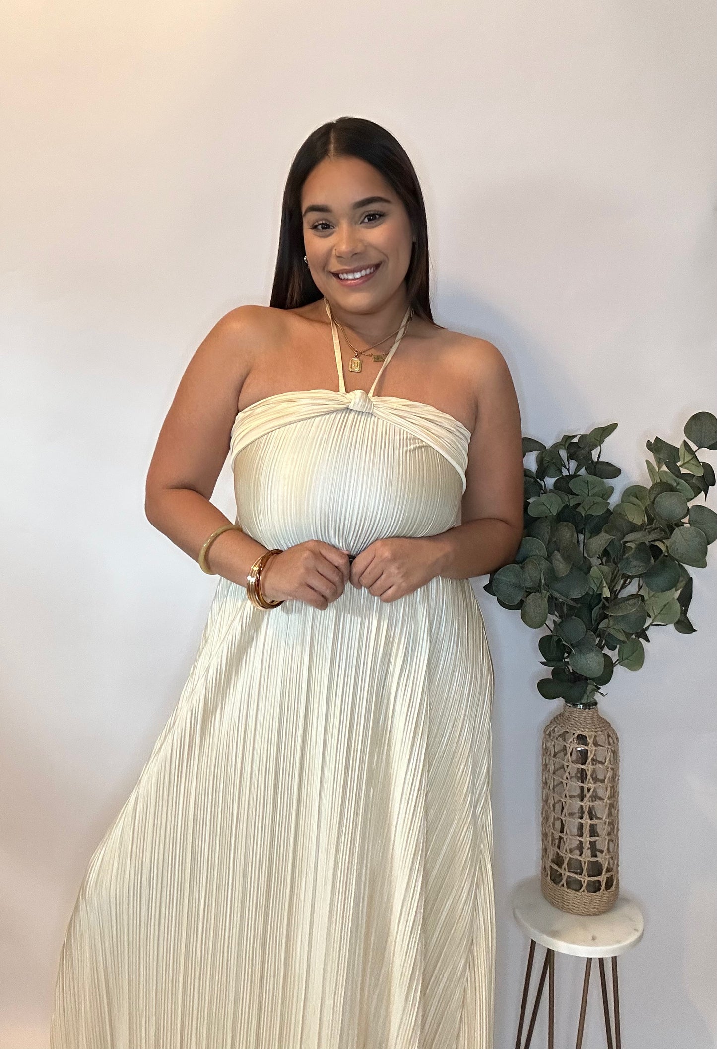Champagne Maxi Dress